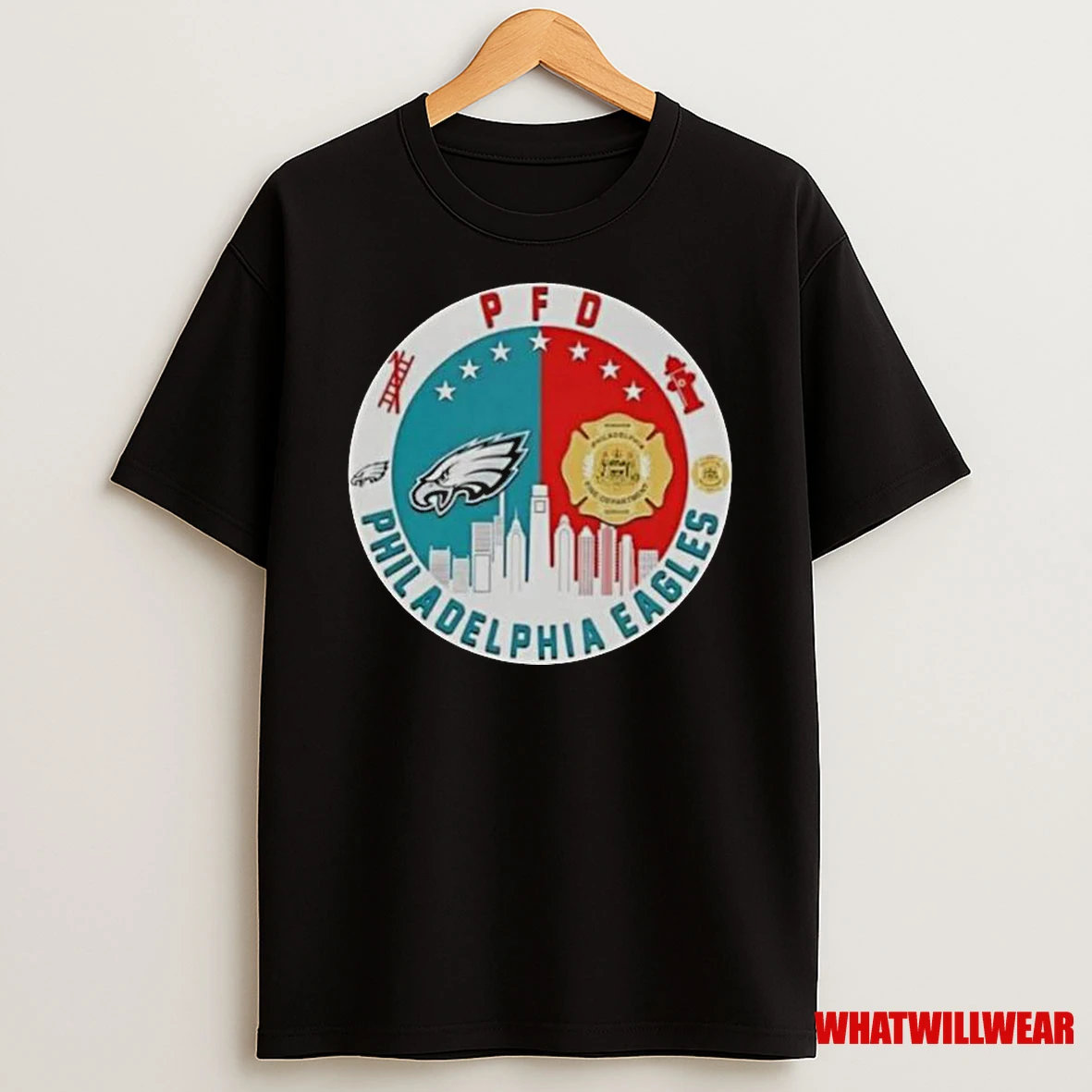 Pfd Philadelphia Eagles Football Skyline Classic Shirts