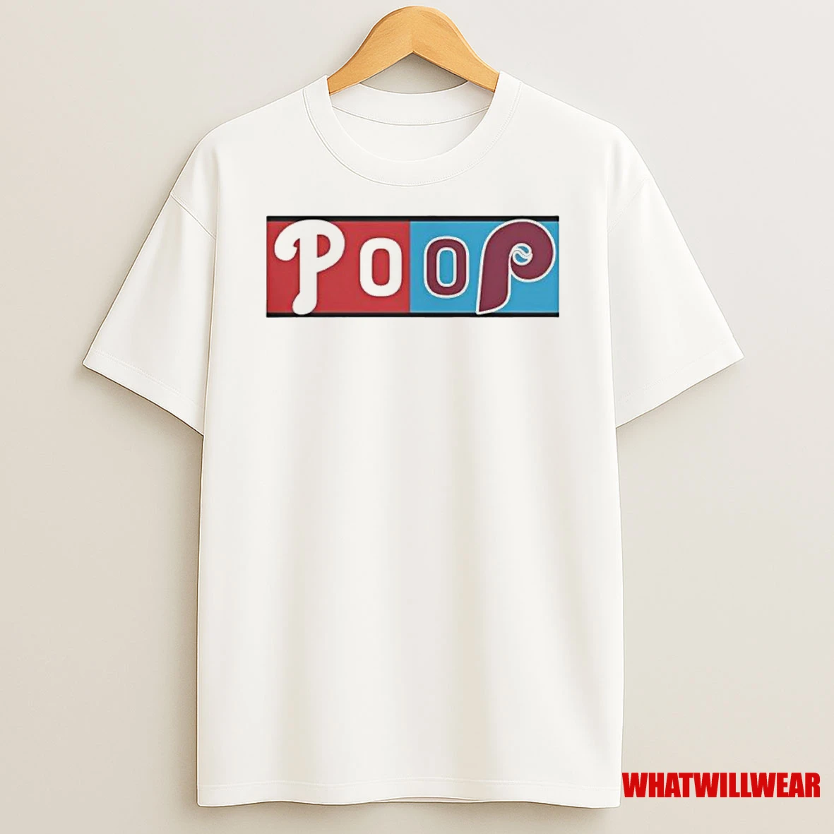 Philadelphia Phillies Poop Game Logo Classic Shirts
