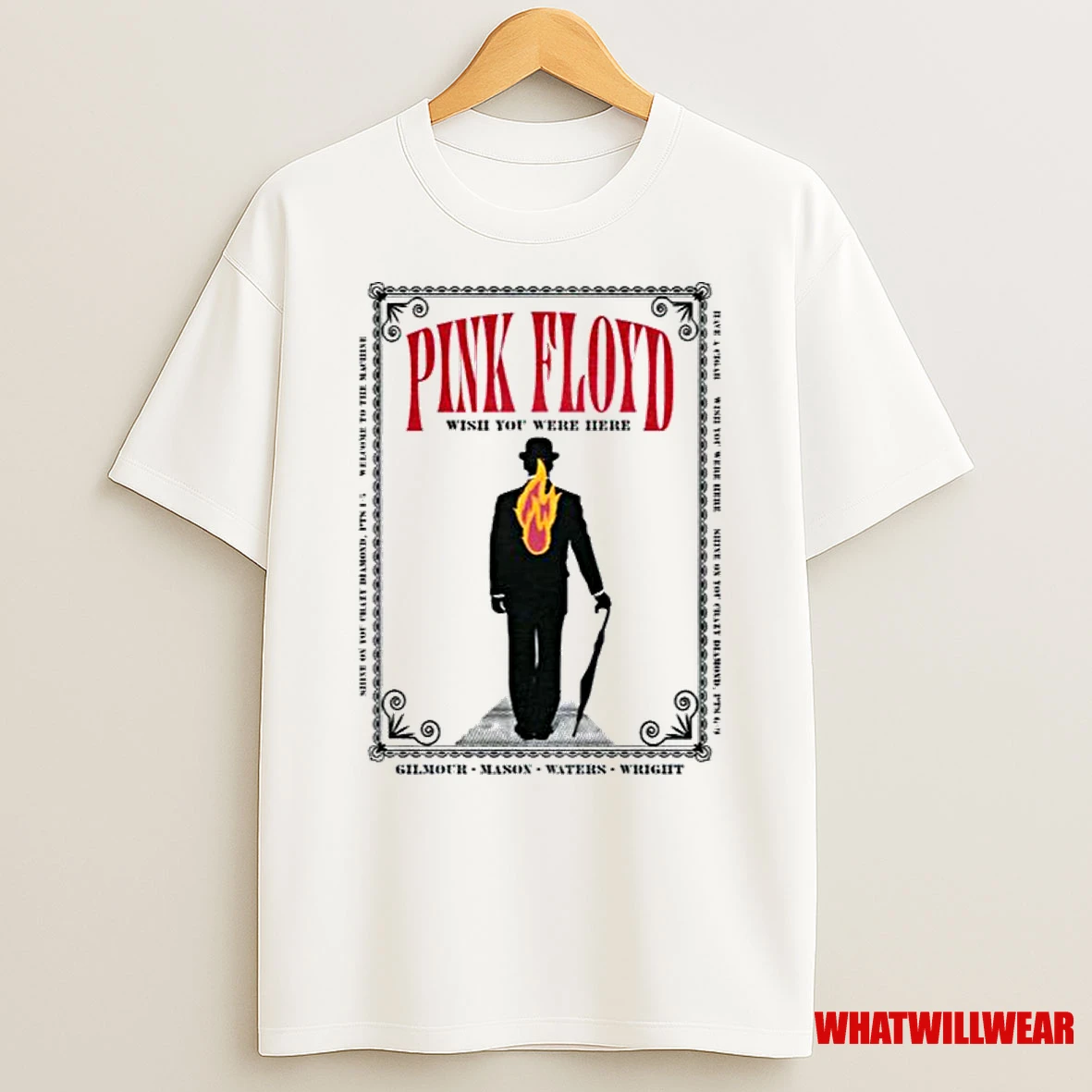 Pink Floyd Wish You Were Here Tee Men Shirts