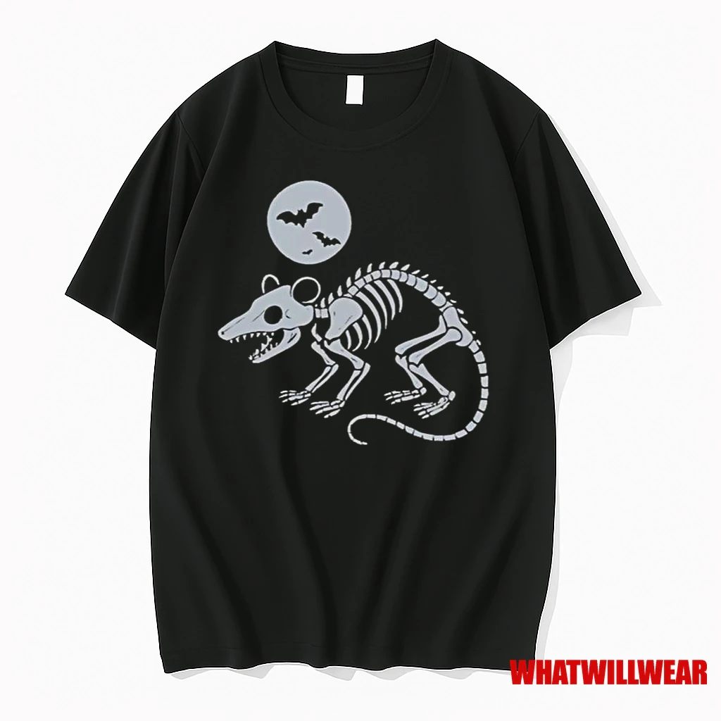 Playing Opossum Bone Halloween Shirts