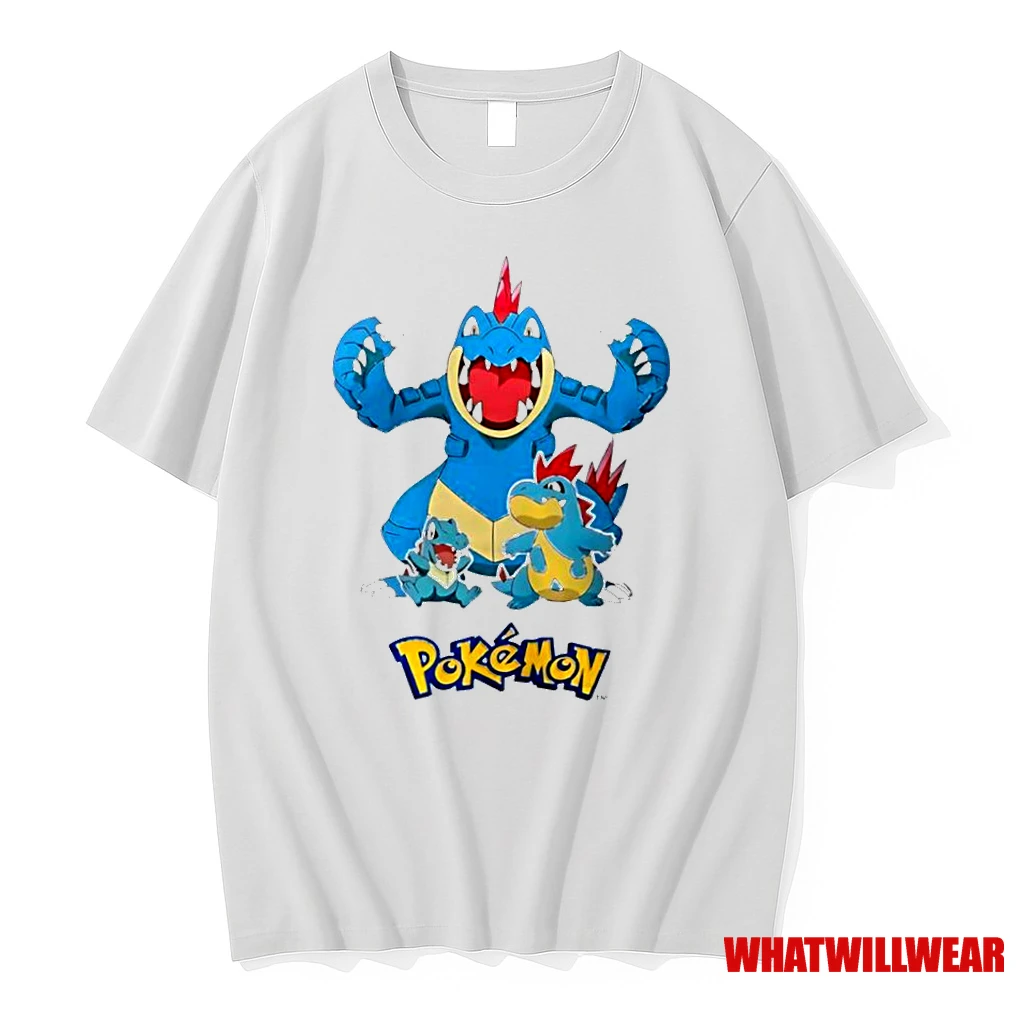 Pokemon Totodile Croconaw Feraligatr Classic Shirts