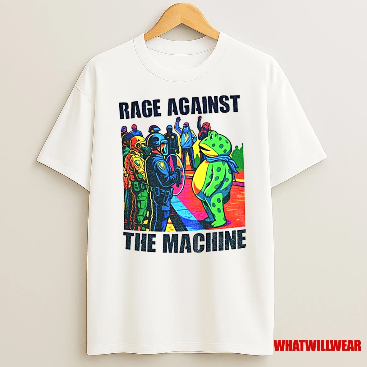 Portland Frog Anti Ice Rage Against The Machine Classic Shirts