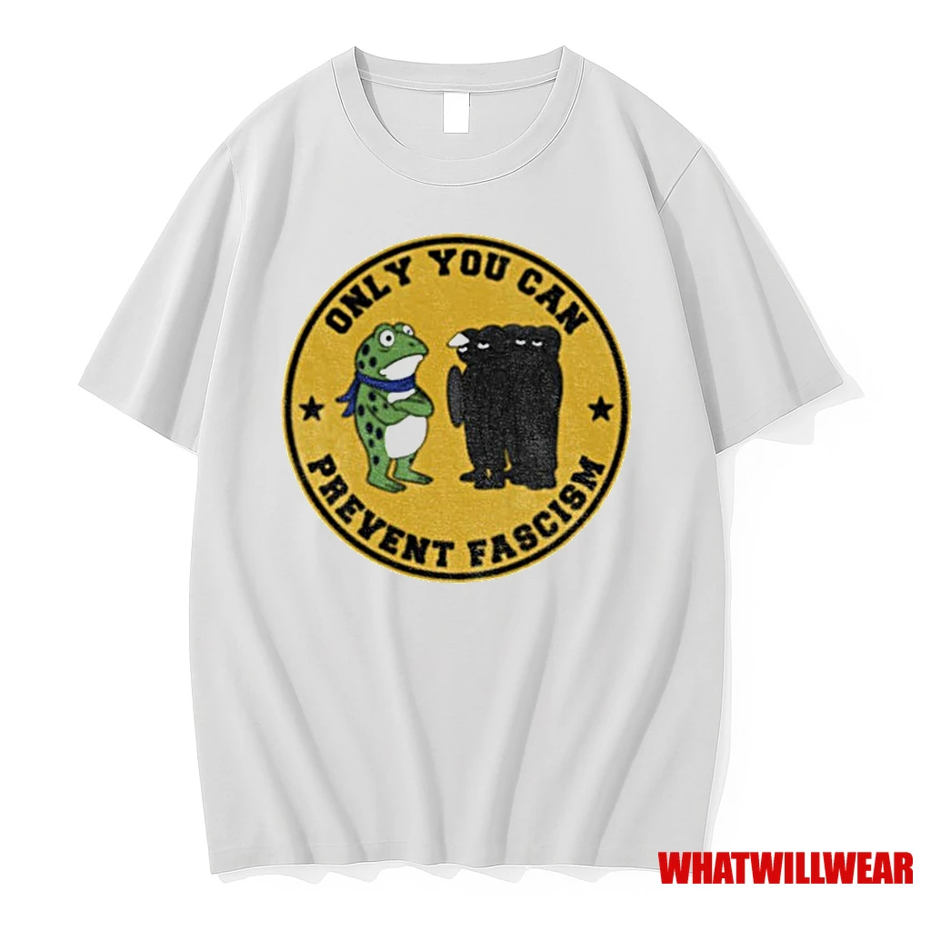Portland Frog Only You Can Prevent Fascism Classic Shirts