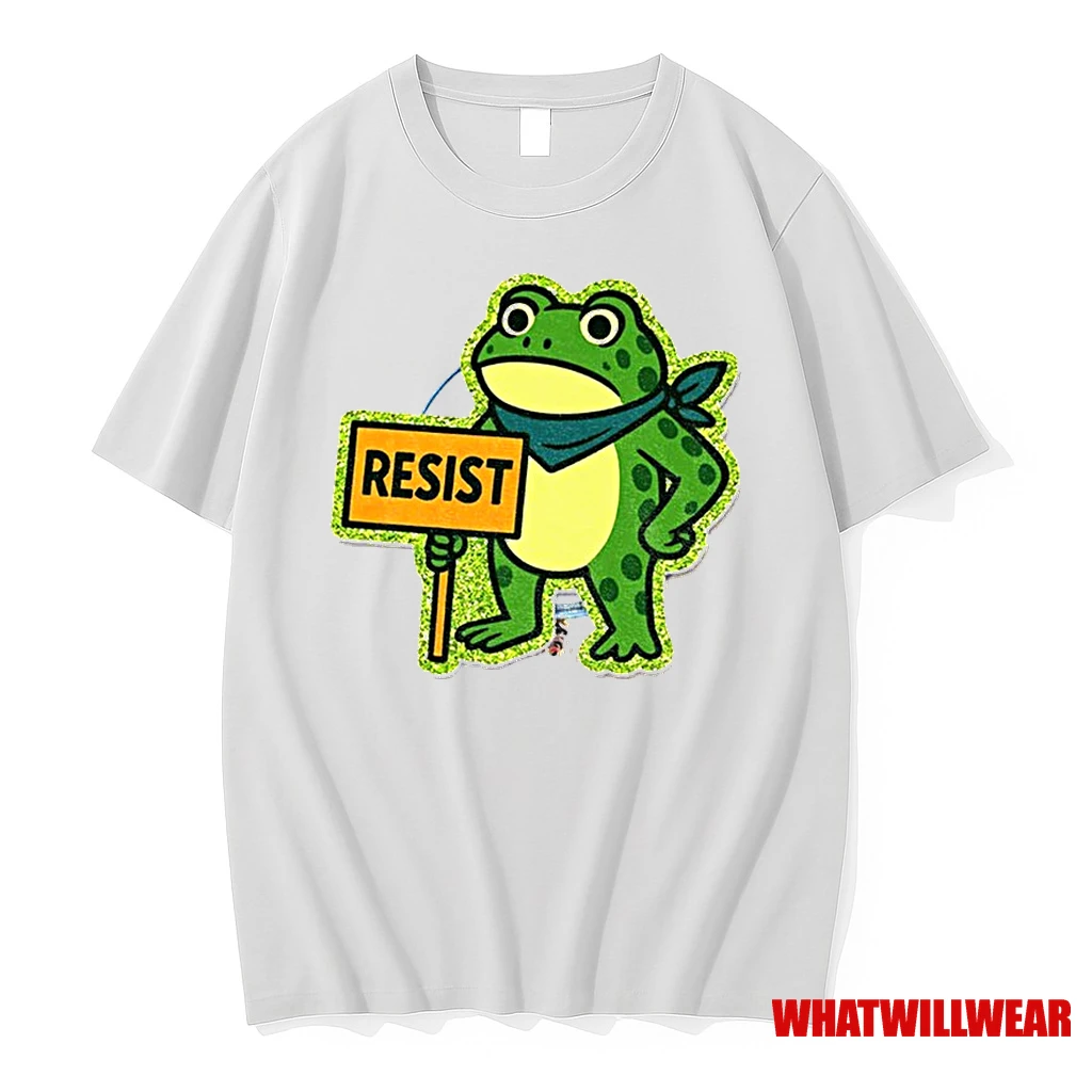 Portland Frog Protest Anti Ice Frog Resist Freedom Classic Shirts