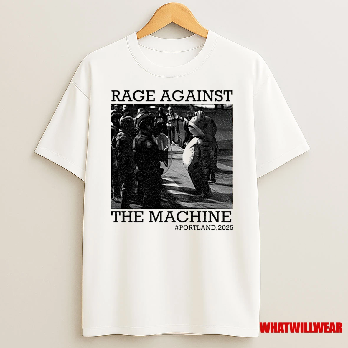 Portland Frog Protest Rage Against The Machine Poland 2025 Classic Shirts