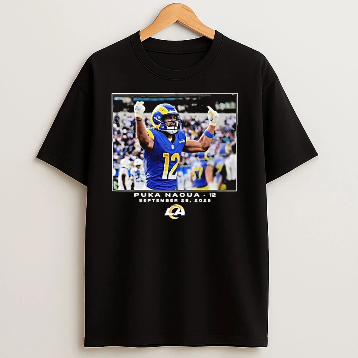 Puka Nacua September 28 2025 Los Angeles Rams Nfl Flash Features Week 4 Shirts