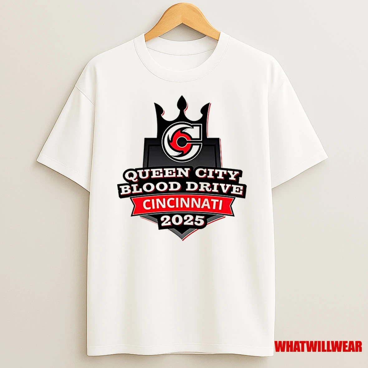 Queen City Blood Drive Cincinnati 2025 Logo Classic Shirts