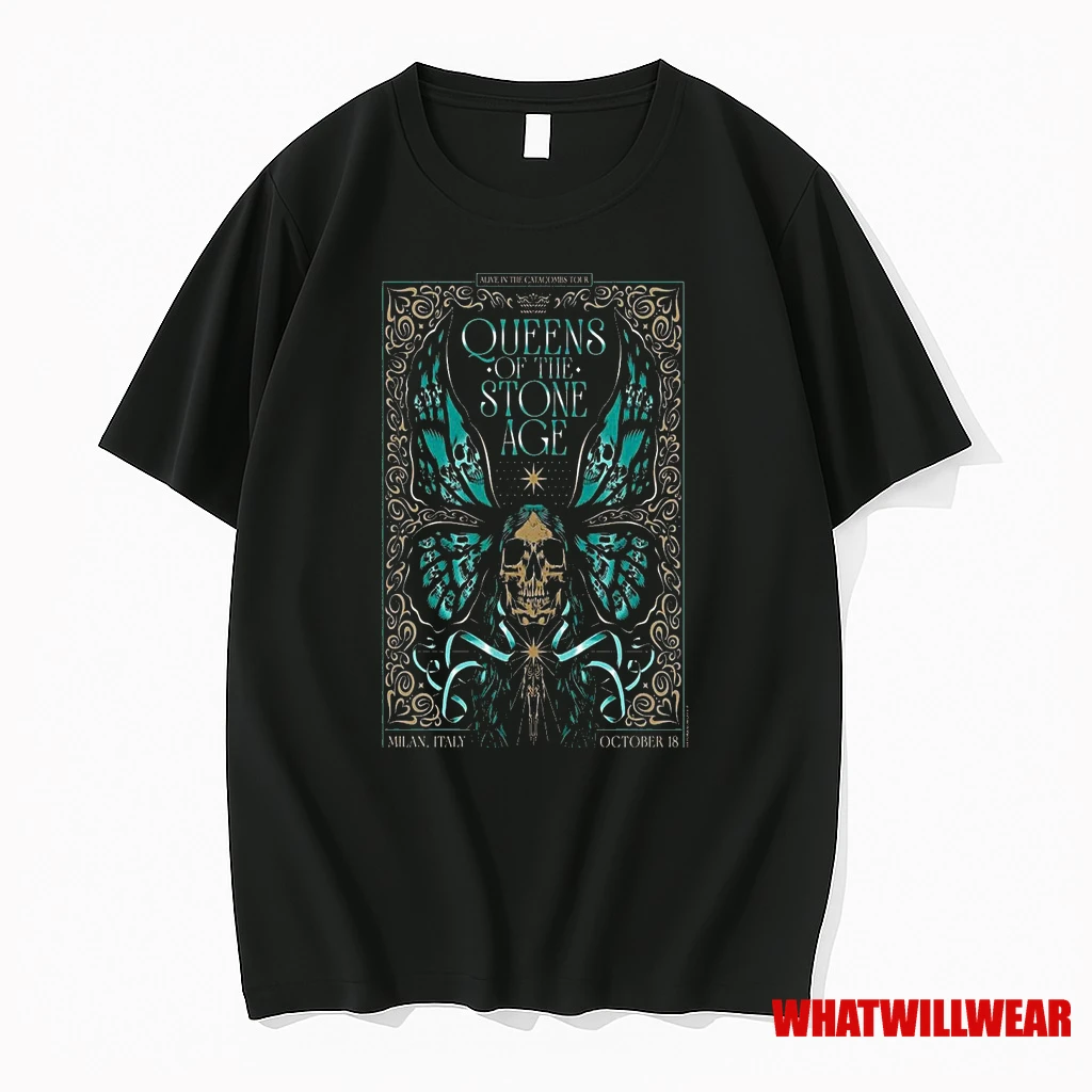 Queens Of The Stone Age Milan Italy October 18 2025 Concert Shirts