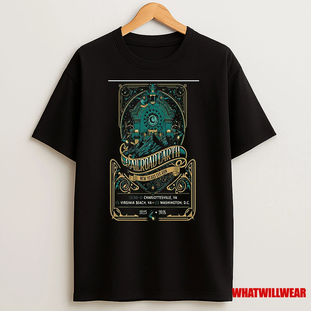 Railroad Earth New Years Eve Run 2025 2026 Shirts