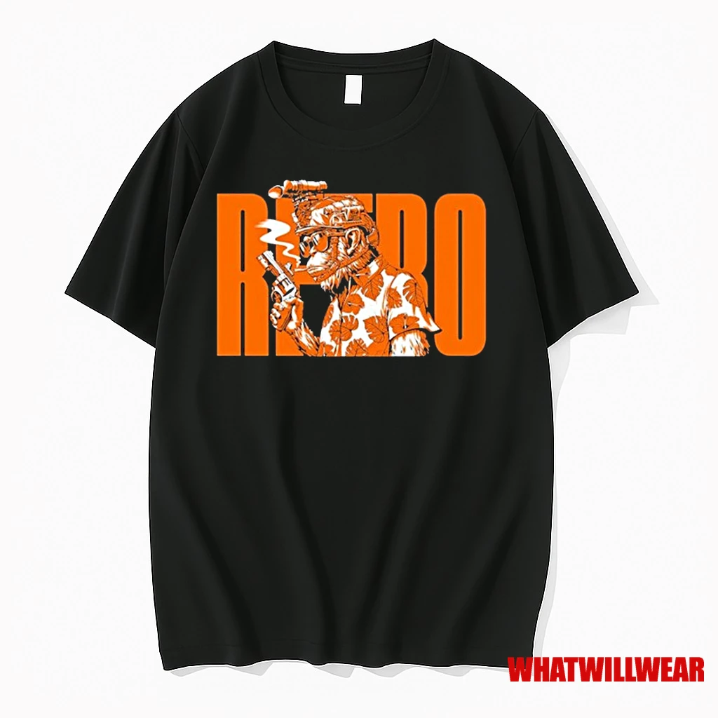 Retro Rifle Chill Chimp Classic Shirts