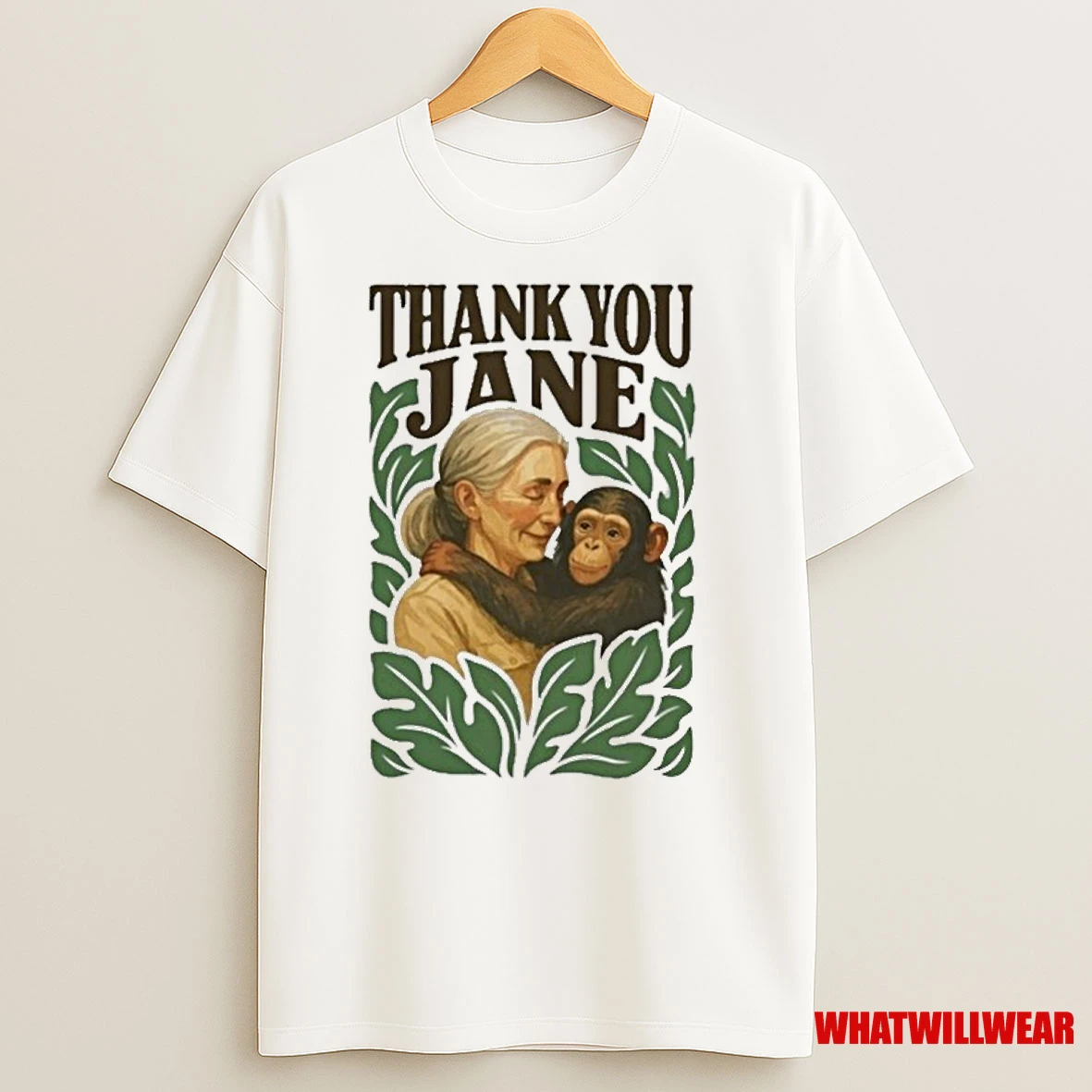 Rip Jane Goodall Thank You Jane Goodall Shirts
