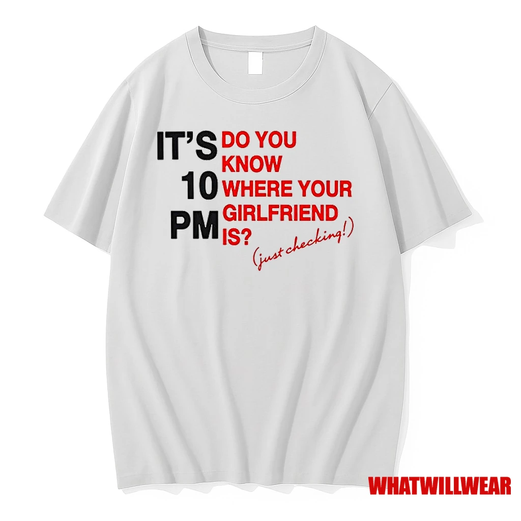 Sabrina Carpenter Its 10 Pm Girlfriend Classic Shirts