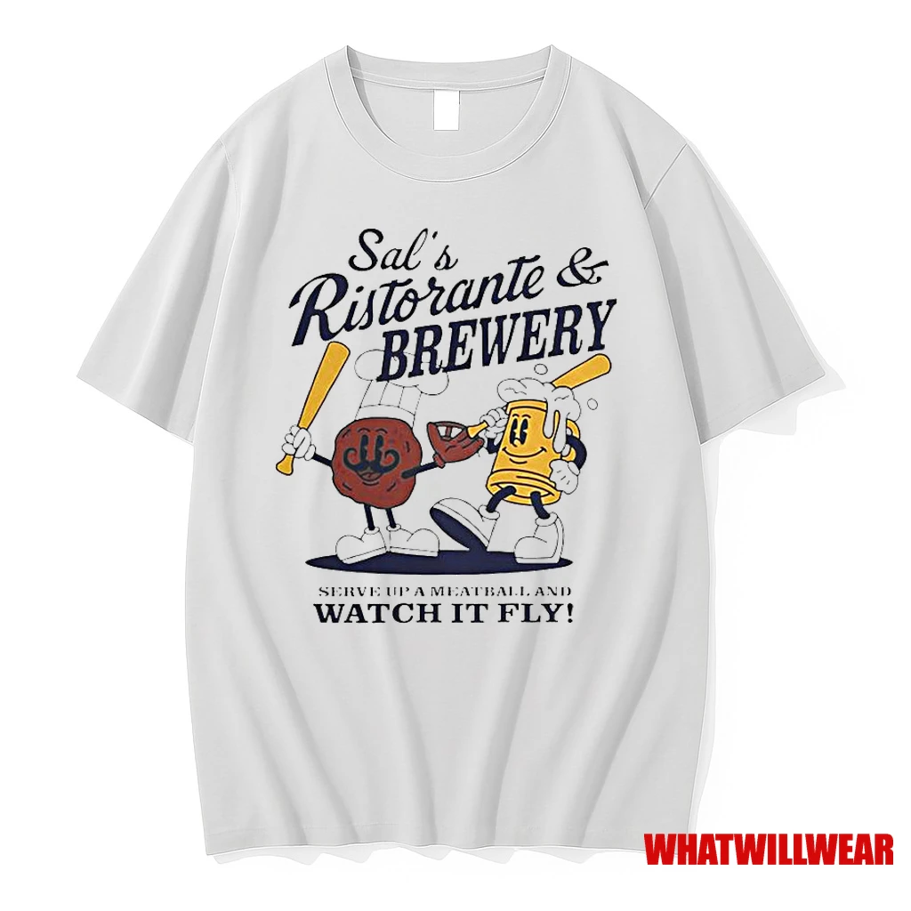 Sal Frelick Milwaukee Brewers Sals Ristorante And Brewery Superstar Cartoon Classic Shirts