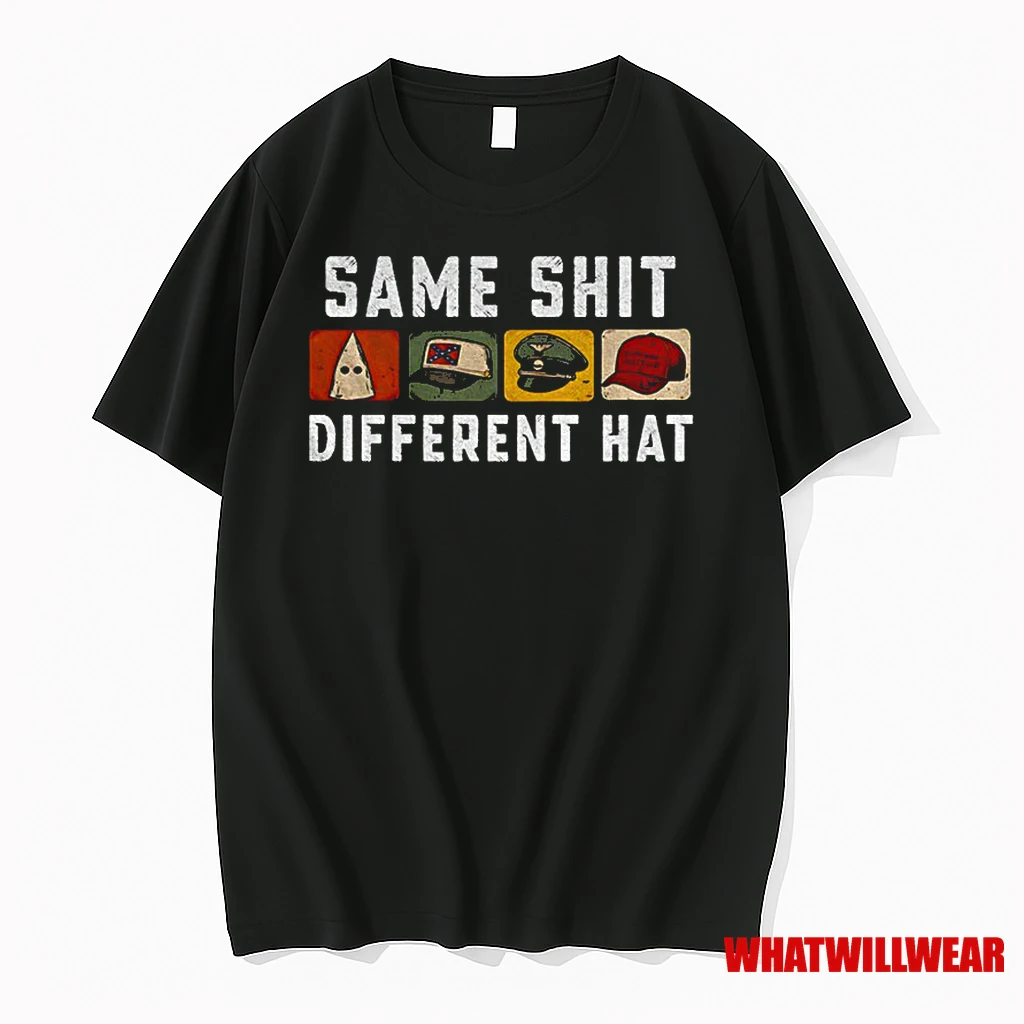 Same Shit Different Hat Trendy Joke Graphic Classic Shirts