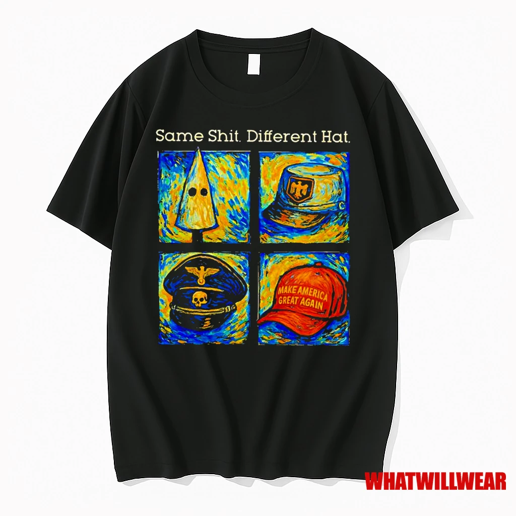Same Sht Different Hat Van Goghs Starry Night Classic Shirts