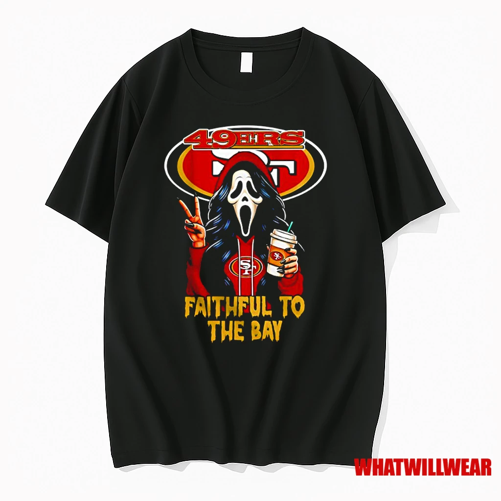 San Francisco 49ers X Ghostface Scream Faithful To The Bay Classic Shirts