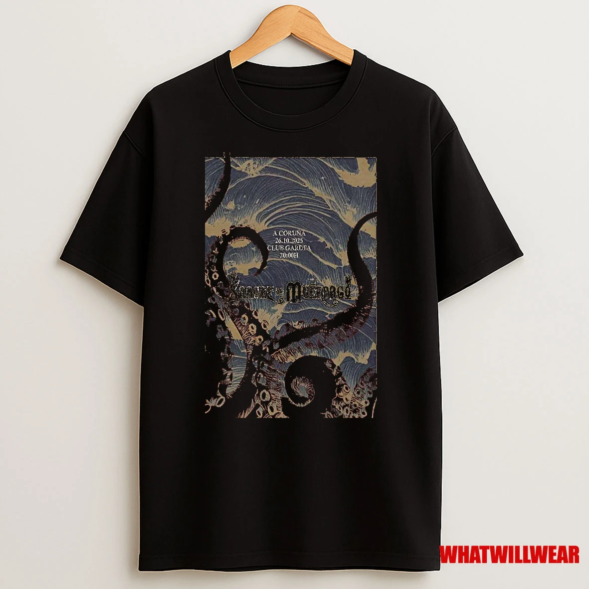 Sangre De Muerdago A Coruna Spain October 26 2025 Concert Shirts