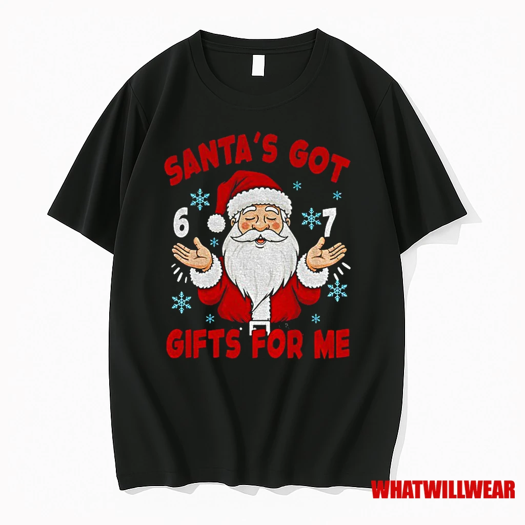 Santas Got Gifts 6 7 Christmas Meme Classic Shirts