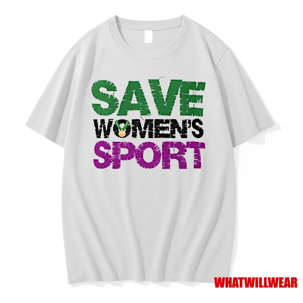 Save Womens Sports Phrase Classic Shirts