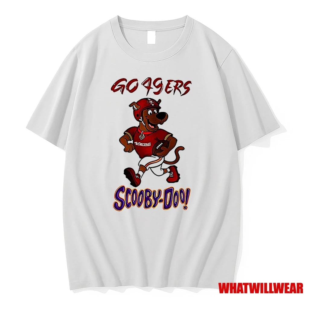 Scooby Doo X San Francisco 49ers Fooball Go 49ers Shirts Classic Shirts