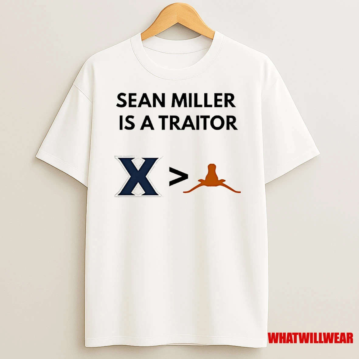 Sean Miller Is A Traitor Tuck Fexas Horns Logo Classic Shirts