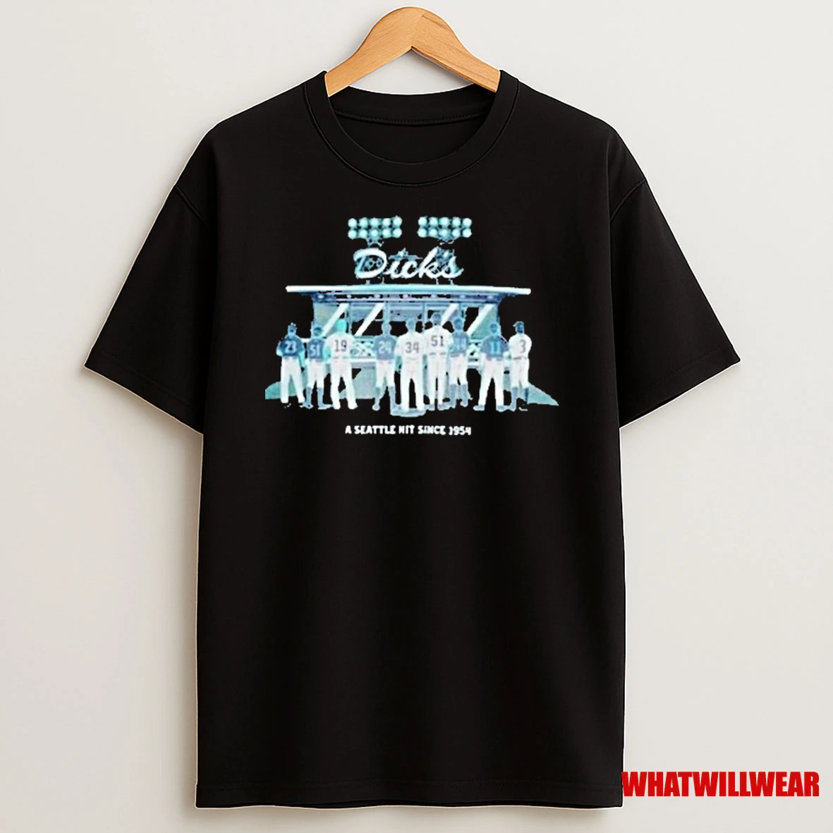 Seattle Mariners Dick Teal Legends A Seattle Hit Since 1954 Shirts