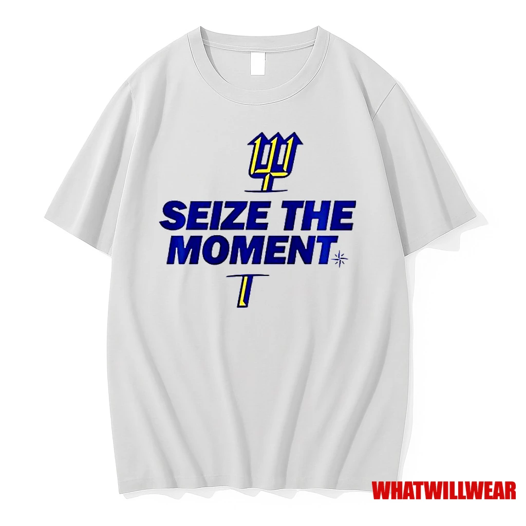 Seattle Mariners Seize The Moment Logo Parody Classic Shirts