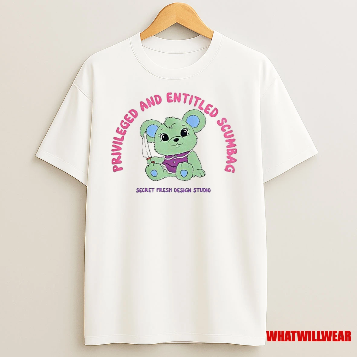 Secret Fresh Privileged And Entitled Scumbag Classic Shirts