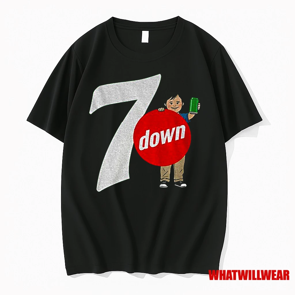 Seven Down 7 Up Parody Logo Classic Shirts