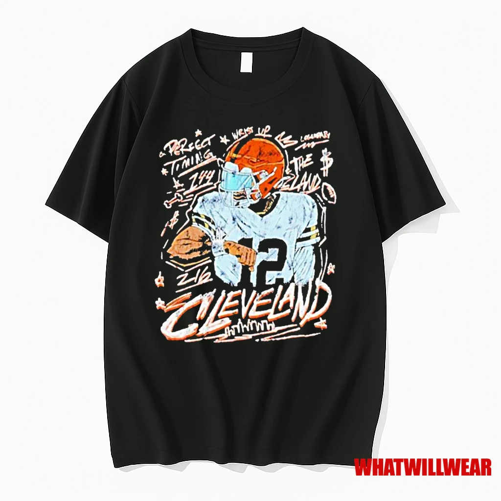 Shedeur Sanders Cleveland Browns Perfect Timing Classic Shirts