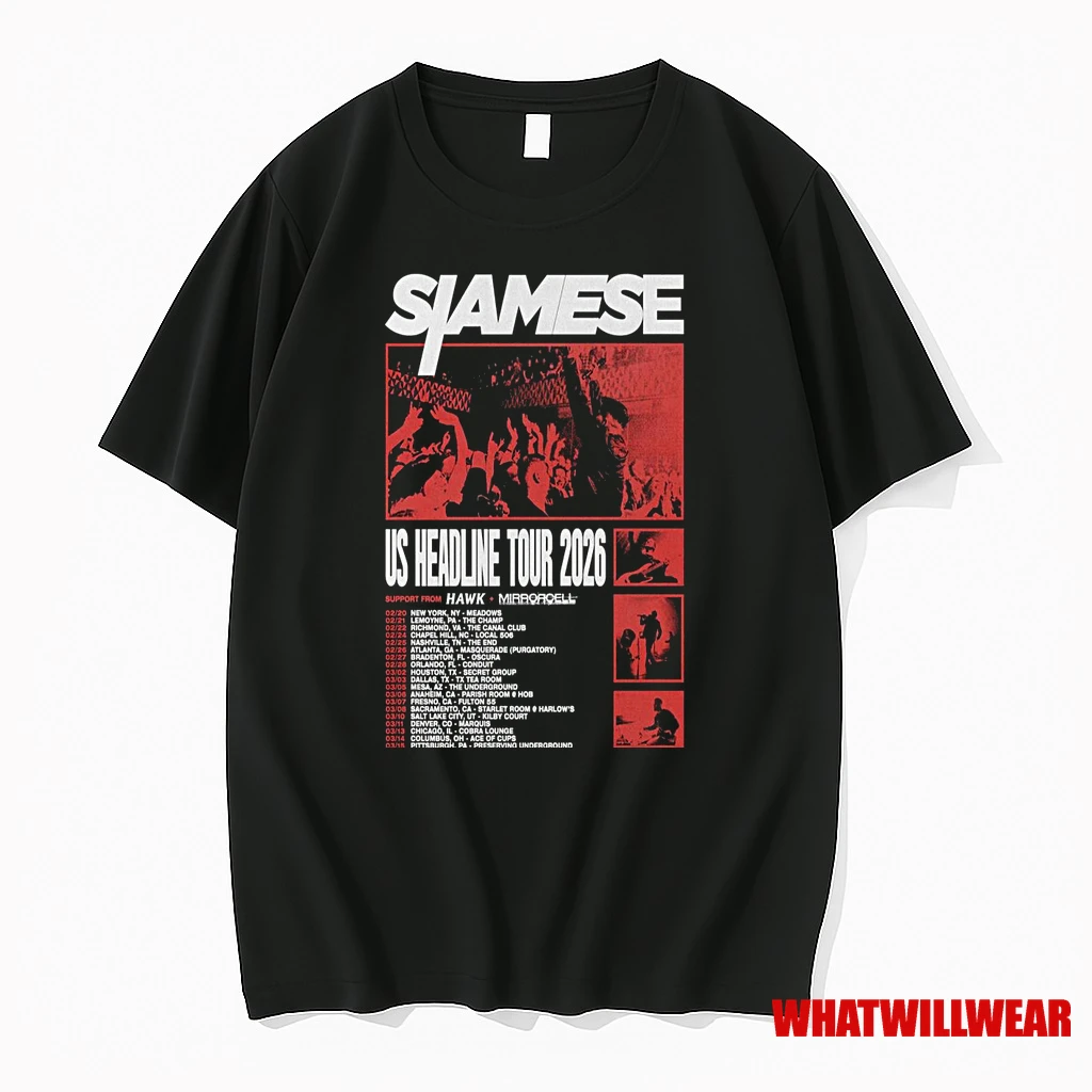 Siamese Us Headline Tour 2026 Shirts
