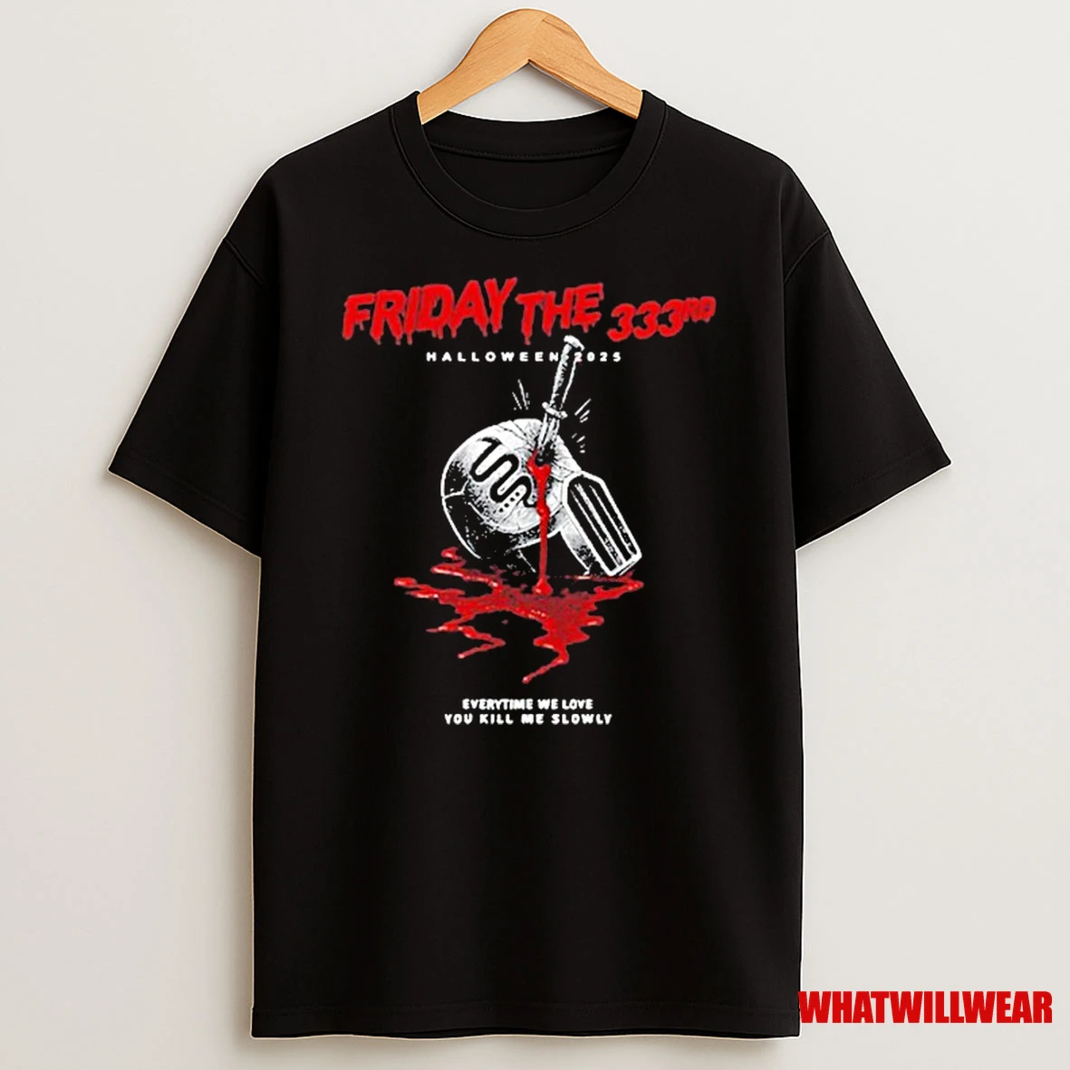 Sickick Music Friday The 333 Halloween 2025 Everytime We Love You Kill Me Slowly Shirts