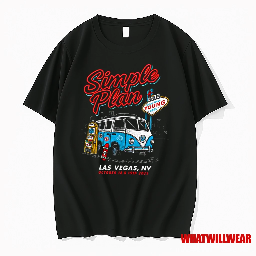 Simple Plan Oct 18 19 2025 Las Vegas Nv Event Men Shirts