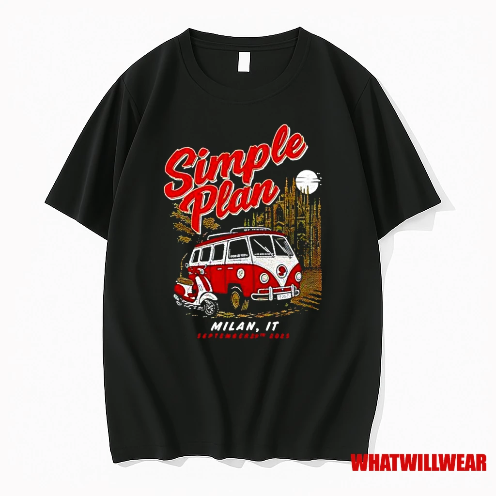 Simple Plan Sep 29 2025 Milan Italy Event Classic Shirts