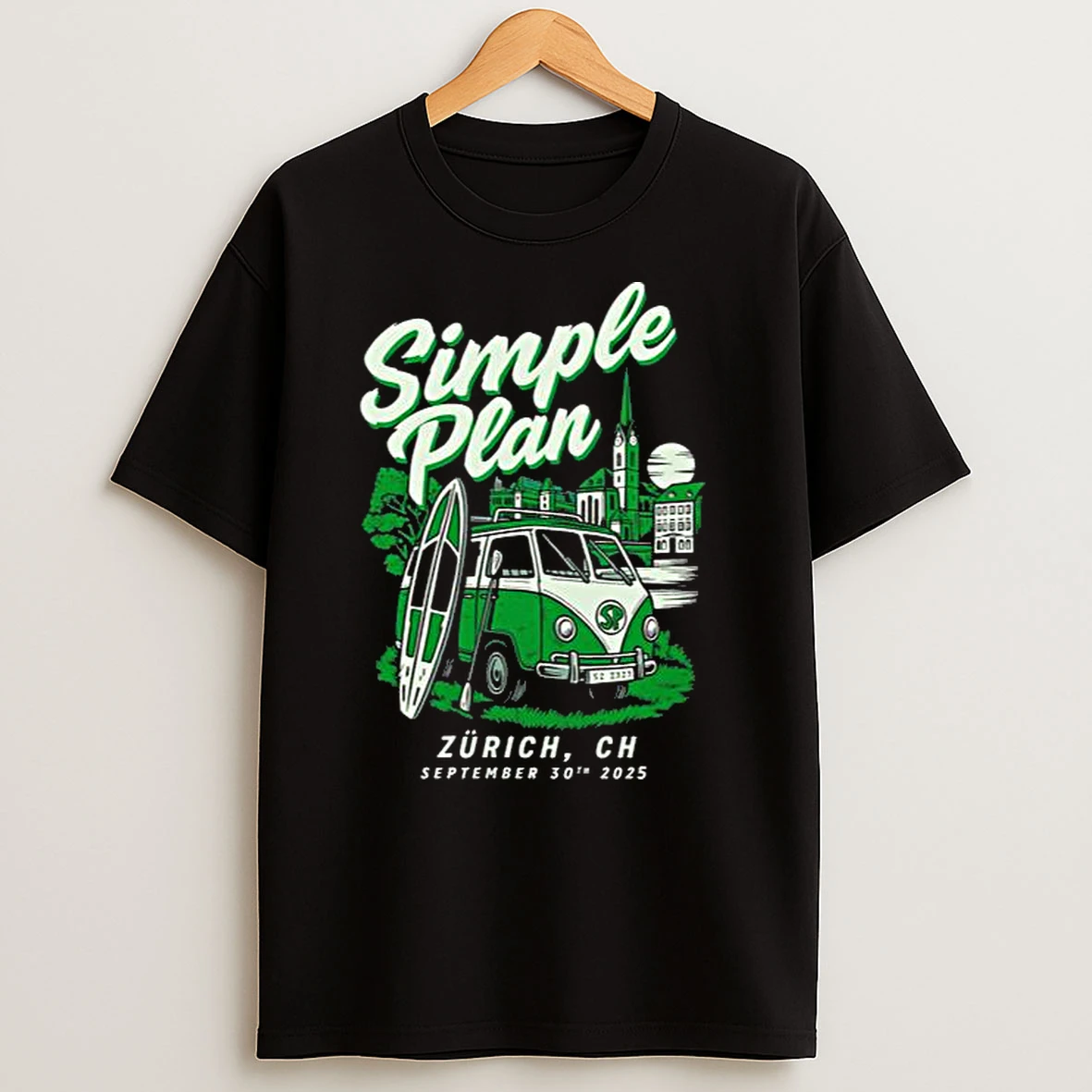 Simple Plan Zurich Ch Sep 30 2025 Enet Men Shirts