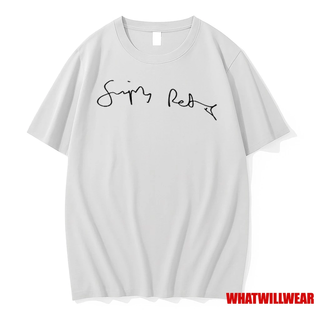 Simply Red Handwritten Logo Men Shirts