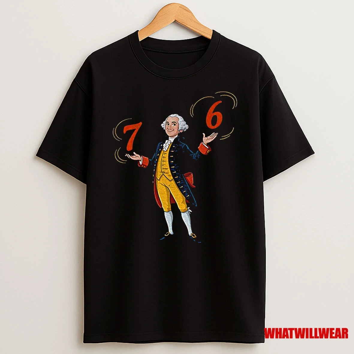 Six Seven 6 7 7 6 George Washington Meme Classic Shirts