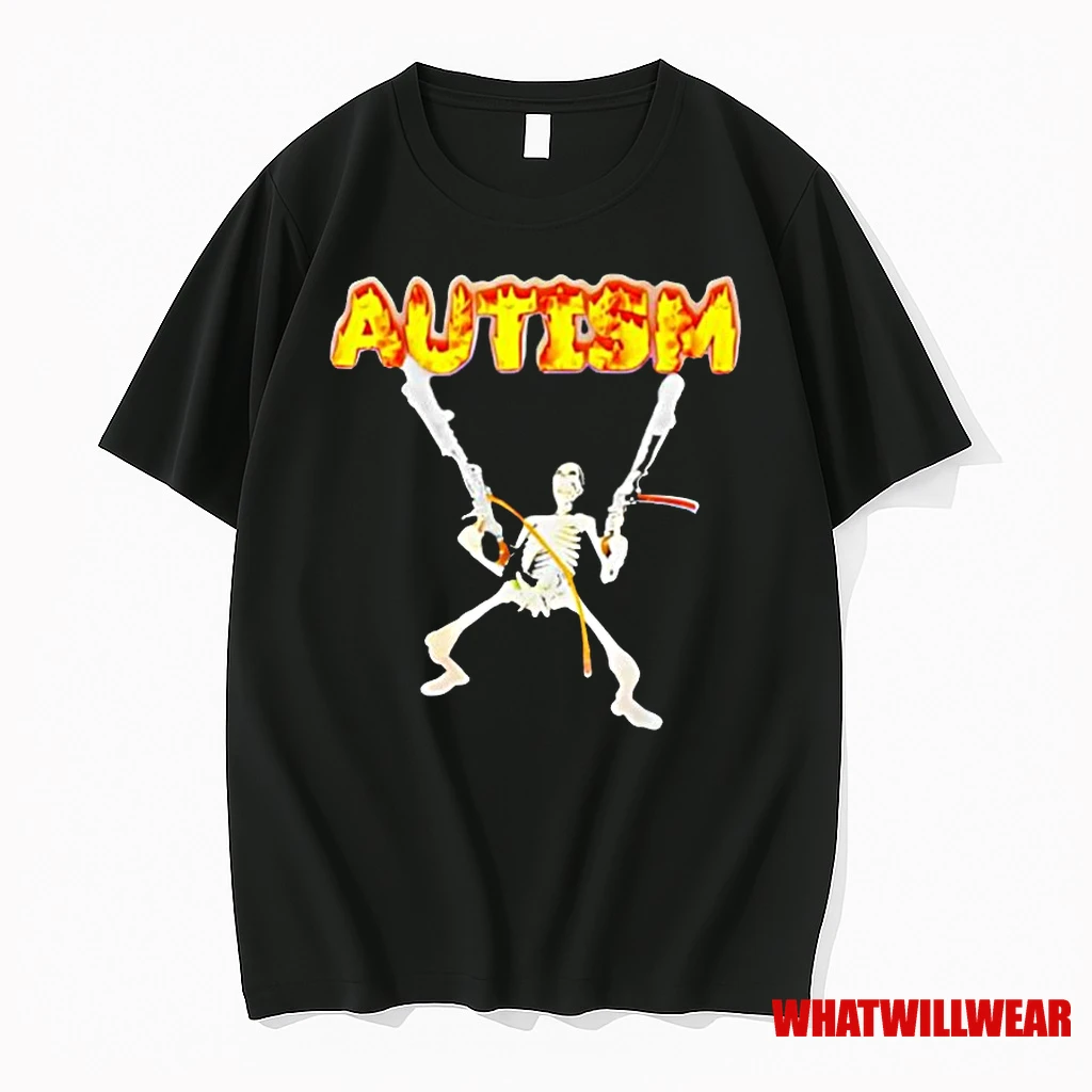 Skeleton Greta Thunberg Autism Classic Shirts