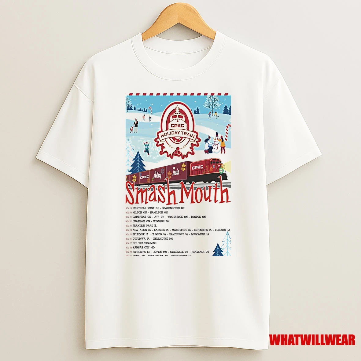 Smash Mouth Cpkc Holiday Train 2025 Shirts