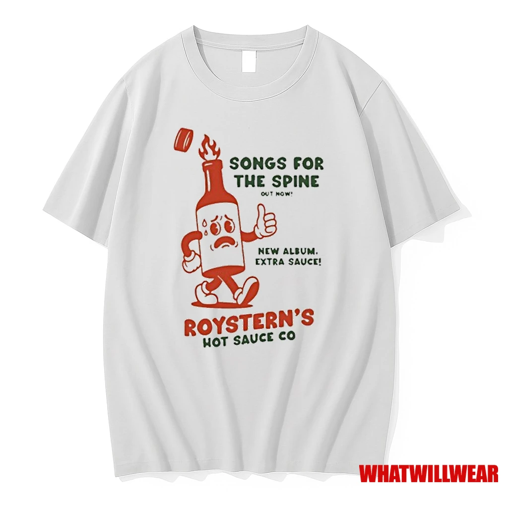 Song For The Spine New Album Extra Sauce Roysterns Hot Sauce Co Shirts