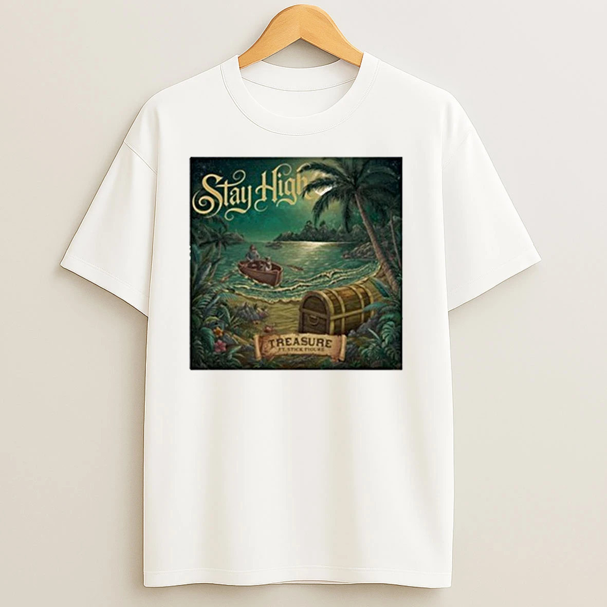 Stay High Stick Figure Treasure Shirts