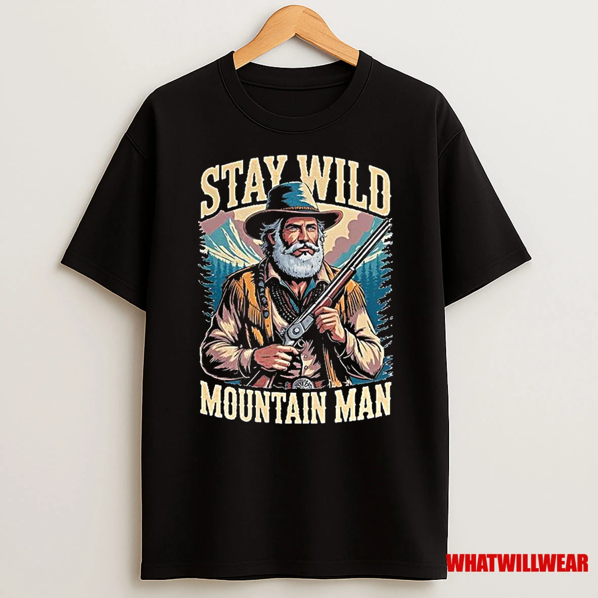 Stay Wild Mountain Man Classic Shirts