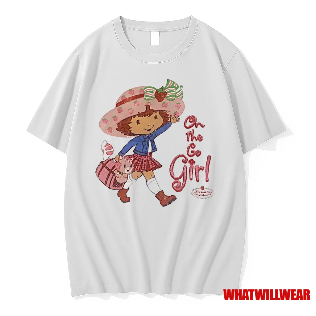 Strawberry Shortcake On The Go Girl Shirts