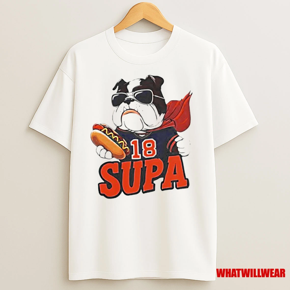 Supa The Bulldog Chicago Football Classic Shirts