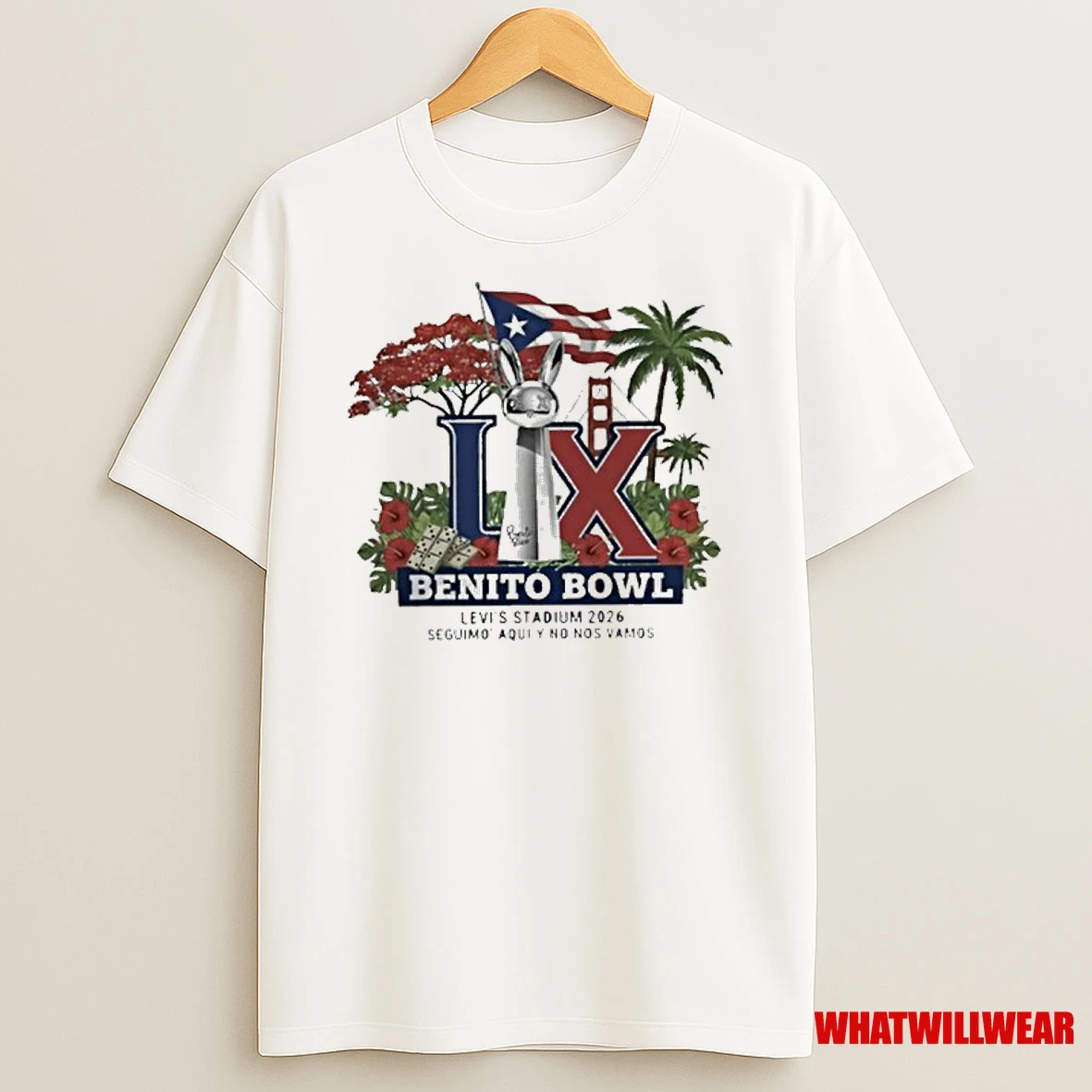 Super Bowl 2025 Bunny Football Music Lover Shirts