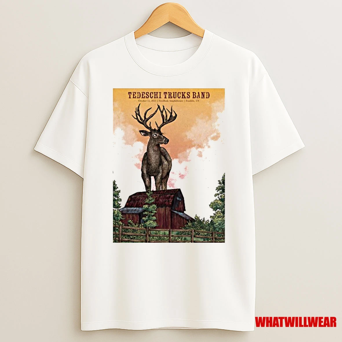 Tedeschi Trucks Band 10 15 2025 Firstbank Amphitheater In Franklin Tn Deer Shirts