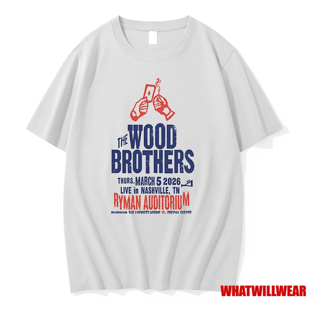 The Wood Brothers Nashville Tn March 5 2026 Concert Shirts