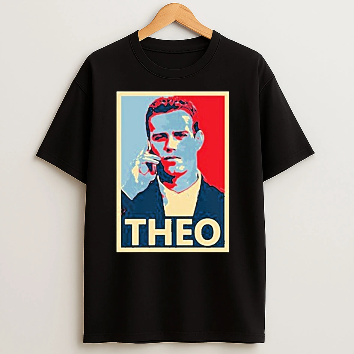 Theo Epstein In Action Signed By Artist Print Shirts