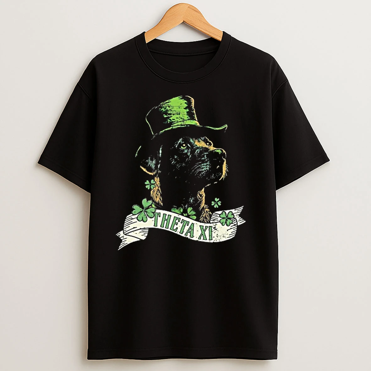 Theta Xi St Pattys Day Dog Shirts