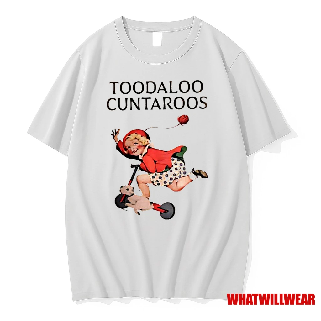 Toodaloo Cuntaroos A Little Girl Riding A Scooter With A Dog Classic Shirts